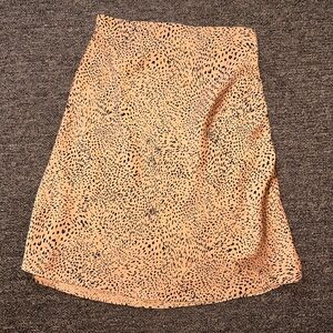 ARITZIA BABATON SATIN SLIP MINI SKIRT